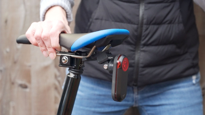 Garmin Varia radar light on a Brompton