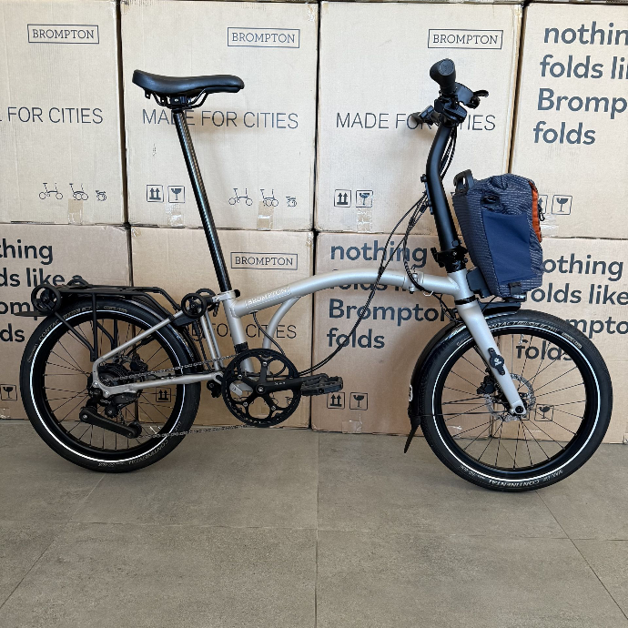 Brompton G Line Electric - medium - Traildust White