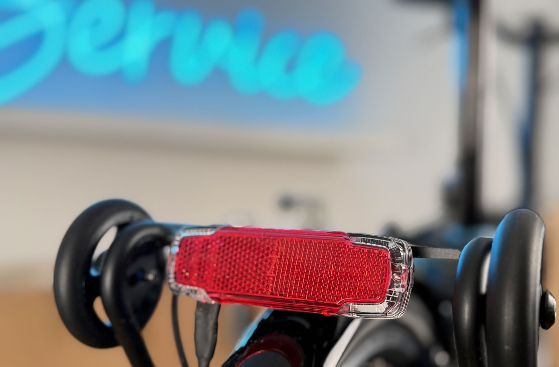 Brompton Electric Bush and Muller 2C rear light